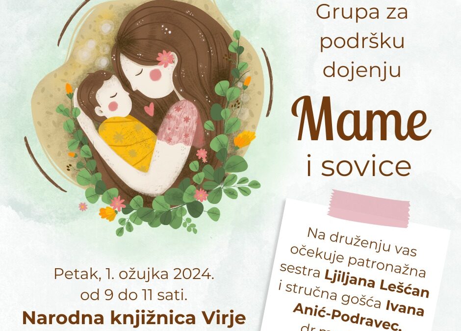 Grupa za podršku dojenju “Mame i sovice”