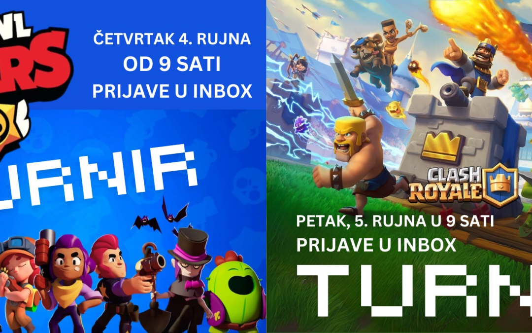 Brawl Stars i Clash Royale turniri