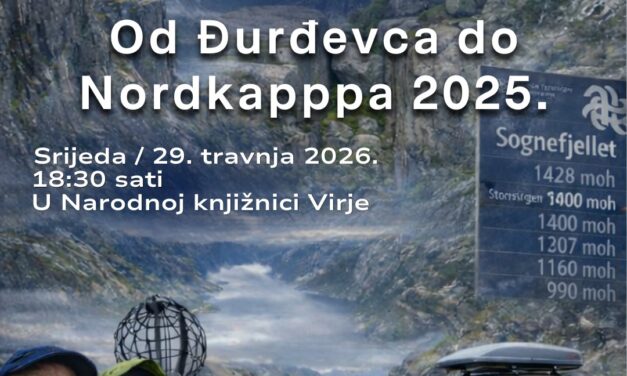 Putopisno predavanje – “Od Đurđevca do Nordkappa”