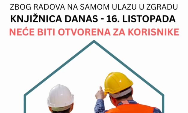 Obavijest o radnom vremenu